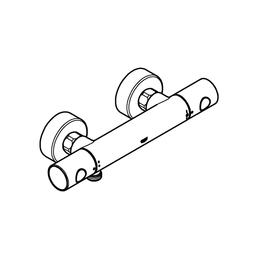 GROHE 34773000 - Miscelatore termostatico per doccia PRECISION GET DN 15, cromo lucido