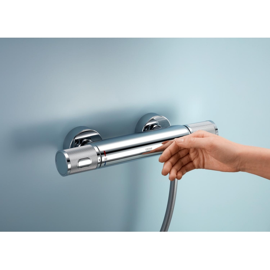 GROHE 34791001 - Set doccia termostatico PRECISION FEEL 600 mm cromato