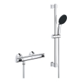 GROHE 34800001 - Set doccia con miscelatore termostatico PRECISION FLOW 600 mm, finitura cromo lucido