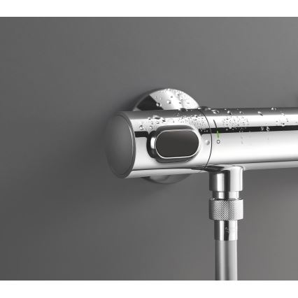 GROHE 34805001 - Set doccia con miscelatore termostatico PRECISION FLOW DN 15, finitura cromo lucido