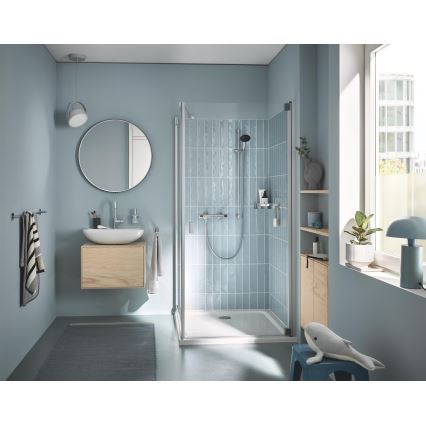 GROHE 34805001 - Set doccia con miscelatore termostatico PRECISION FLOW DN 15, finitura cromo lucido