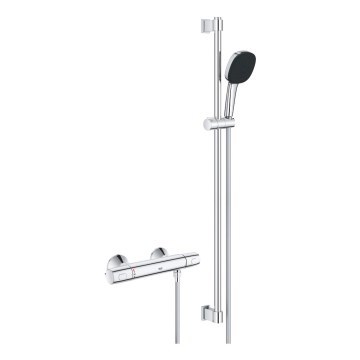 GROHE 34855003 - Set doccia con miscelatore termostatico PRECISION TREND 150 mm cromo lucido