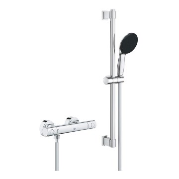 GROHE 34856000 - Set doccia PRECISION GET con miscelatore termostatico, 600 mm, cromo lucido