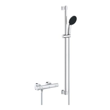 GROHE 34857000 - Set doccia con miscelatore termostatico PRECISION GET 12” cromo lucido