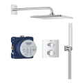 GROHE 34881000 - Sistema doccia da incasso PRECISION 310 × 310 mm cromo lucido