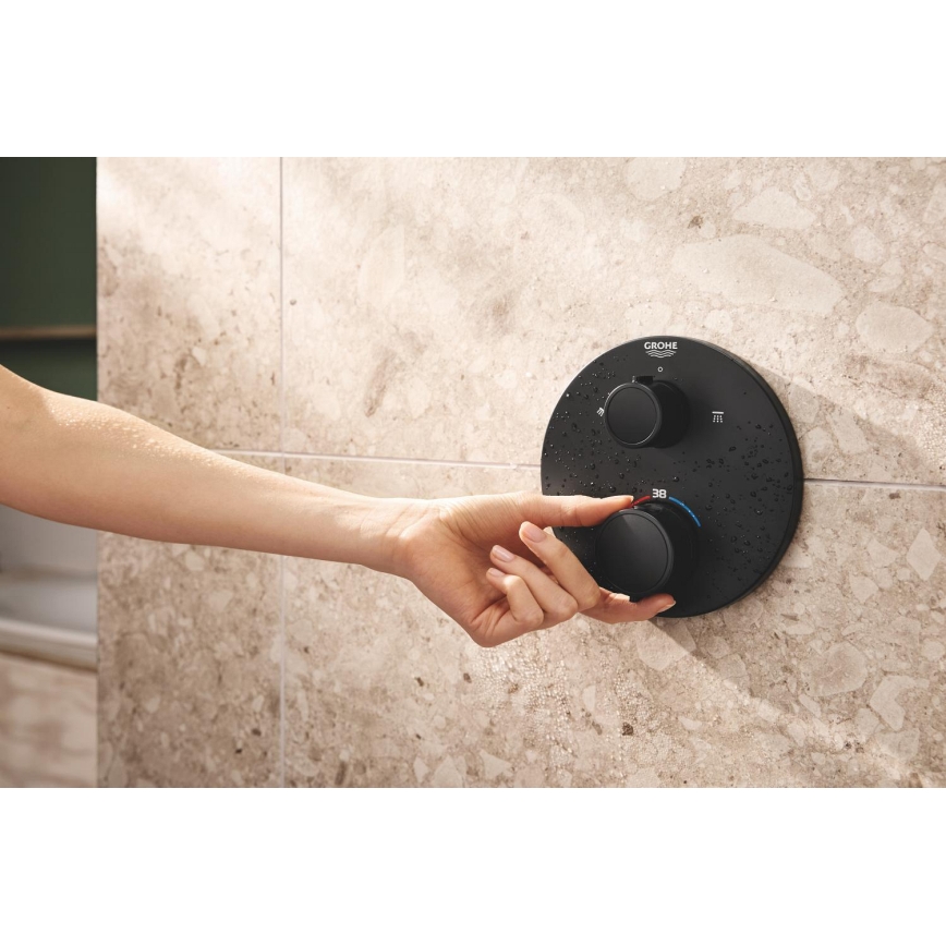 GROHE 348832430 - Set doccia VITALIO START 250 mm nero