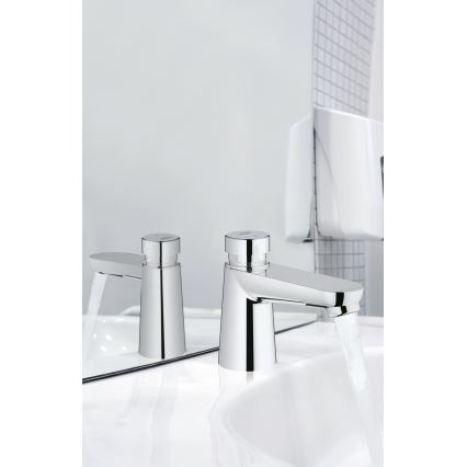 GROHE 36265000-Valvola a chiusura automatica da banco EUROECO COSMOPOLITAN T DN 15 cromo