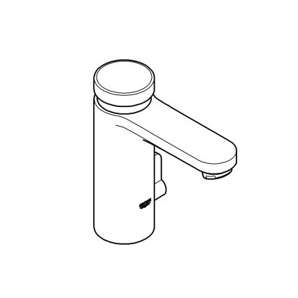 GROHE 36317000 - Rubinetto a chiusura automatica per lavabo EUROSMART COSMOPOLITAN T, cromato
