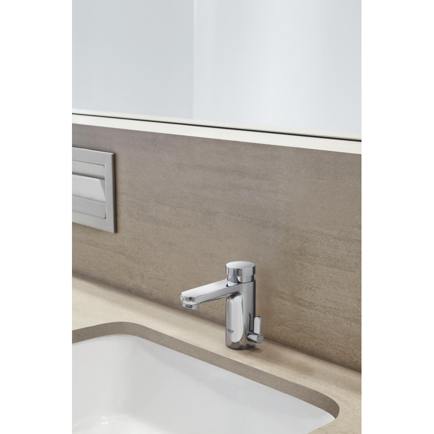 GROHE 36317000 - Rubinetto a chiusura automatica per lavabo EUROSMART COSMOPOLITAN T, cromato