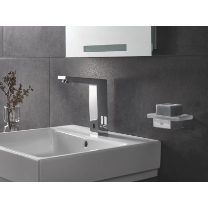 GROHE 36440000 - Miscelatore elettronico a infrarossi per lavabo EUROCUBE E DN 15 cromato