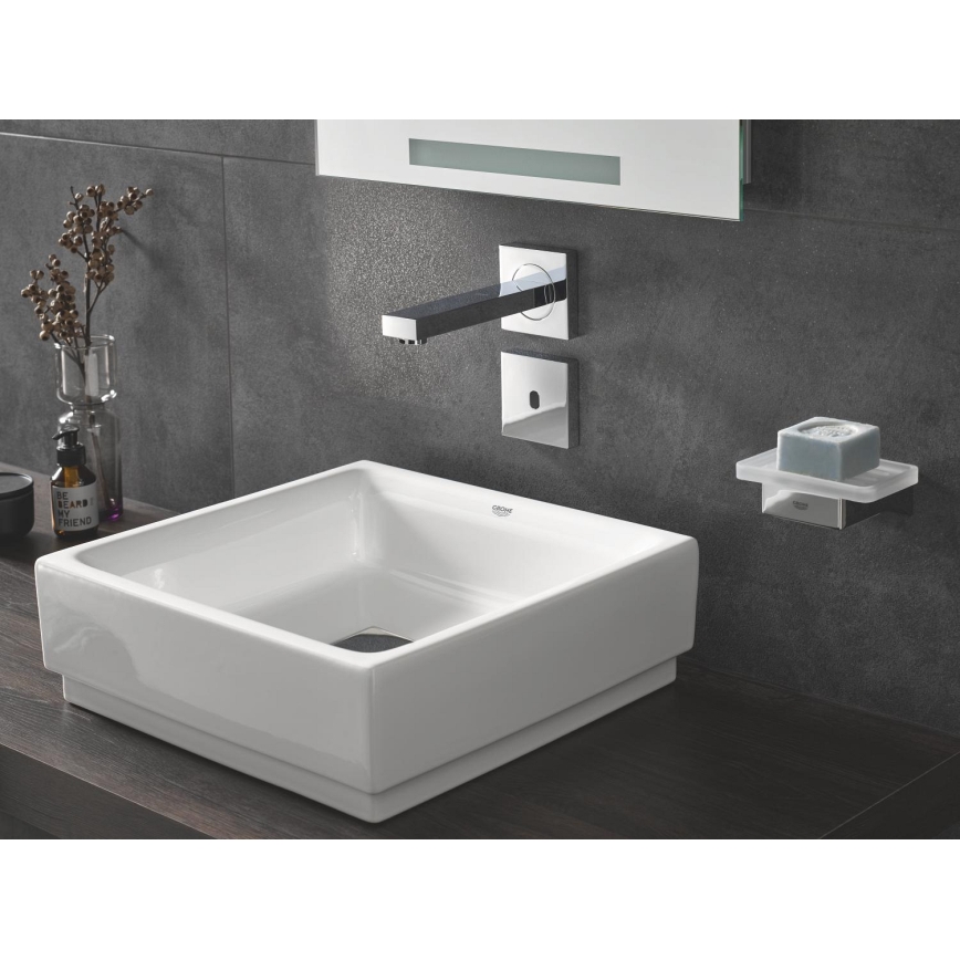 GROHE 36442000 - Rubinetto elettronico a infrarossi EUROCUBE E cromo lucido