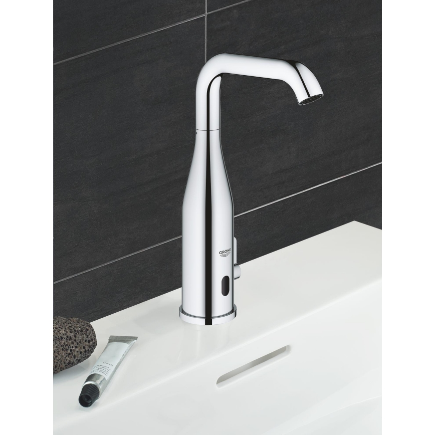 GROHE 36445000 - Miscelatore elettronico per lavabo ESSENCE E a infrarossi, cromo lucido