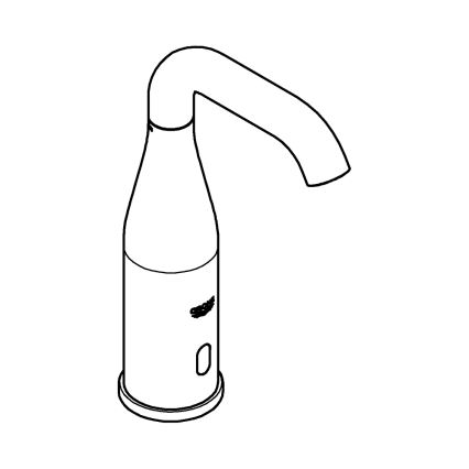 GROHE 36446000 - Miscelatore elettronico a infrarossi ESSENCE E, cromo lucido