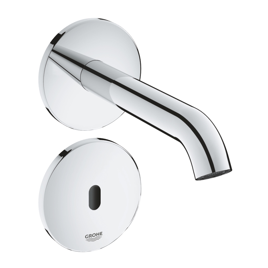 GROHE 36447000 - Miscelatore elettronico con sensore a infrarossi ESSENCE E 182 mm, cromo lucido