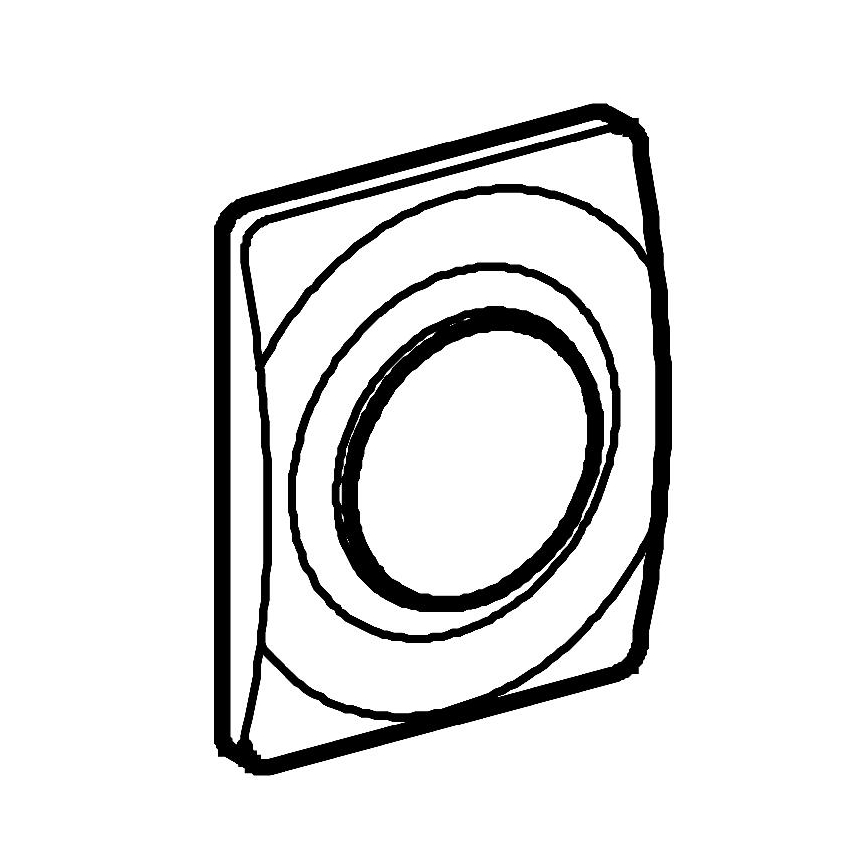 GROHE 37018SH0 - Pulsante di azionamento SURF 116 × 144 mm bianco