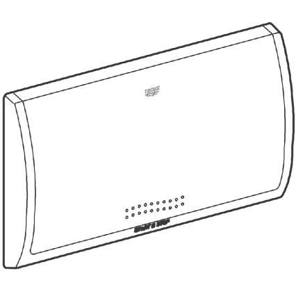 GROHE 37053SH0 - Pulsante di scarico CLASSIC 330 × 190 mm bianco