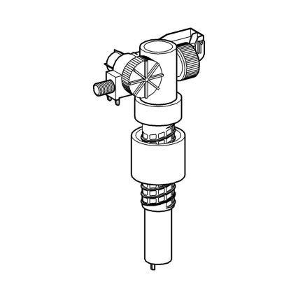 GROHE 37095000 - Valvola di riempimento 38” cromato lucido
