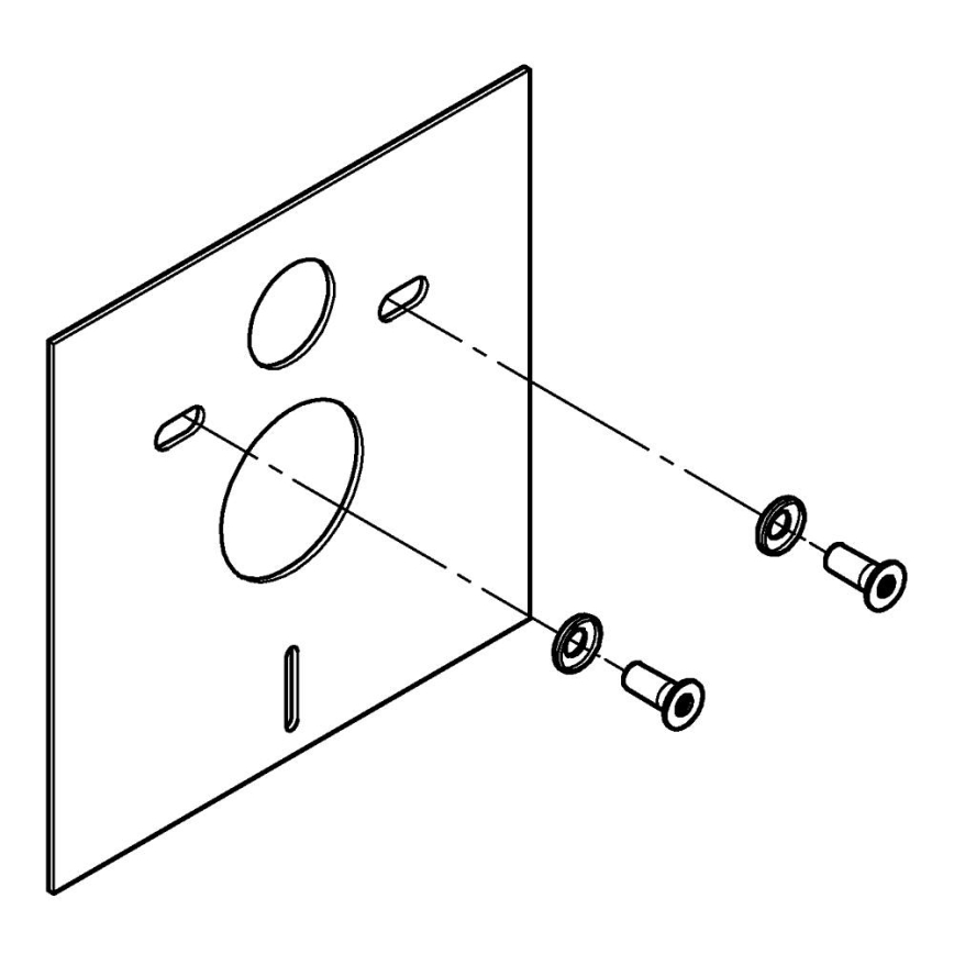 GROHE 37131000 - Kit di chiusura rallentata per WC, bianco