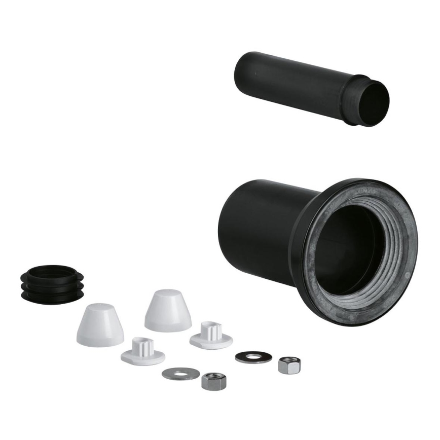 GROHE 37311K00 - Kit di alimentazione e scarico per WC 150 mm, nero