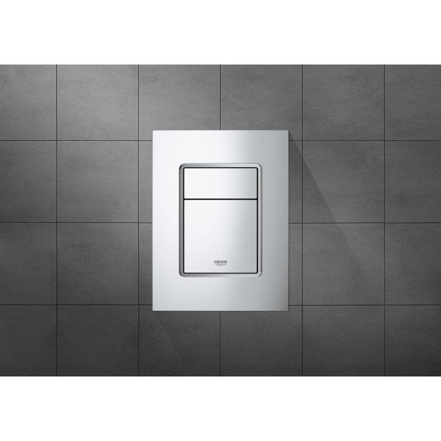 GROHE 37535000 - Pulsante di scarico SKATE COSMOPOLITAN S 130 × 172 mm cromo
