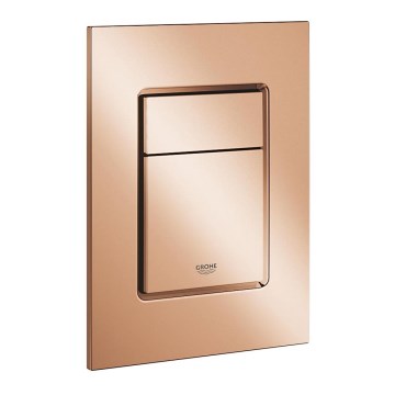GROHE 37535DA0 - Pulsante di comando SKATE COSMOPOLITAN S 130 × 172 mm, finitura in bronzo