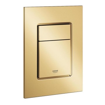 GROHE 37535GL0 - Pulsante di scarico SKATE COSMOPOLITAN S 130 × 172 mm oro