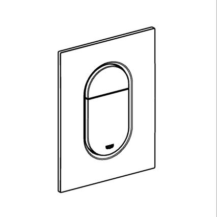 GROHE 37624DA0 - Pulsante di comando 130 × 172 mm, finitura bronzo