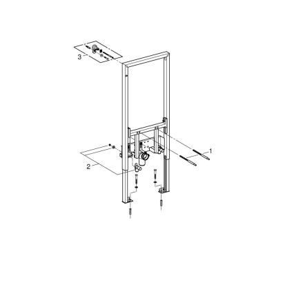GROHE 38553001 - Modulo per bidet RAPID SL 1,13 m bianco