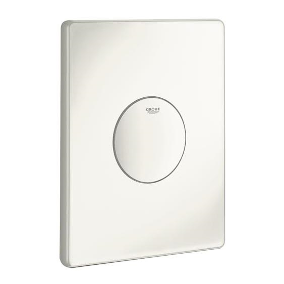 GROHE 38573SH0 - Pulsante di scarico SKATE 156 × 197 mm bianco