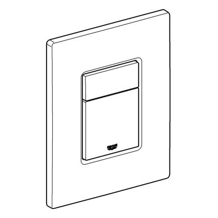 GROHE 38732DL0 - Placca di comando SKATE COSMOPOLITAN 156 × 197 mm in rame