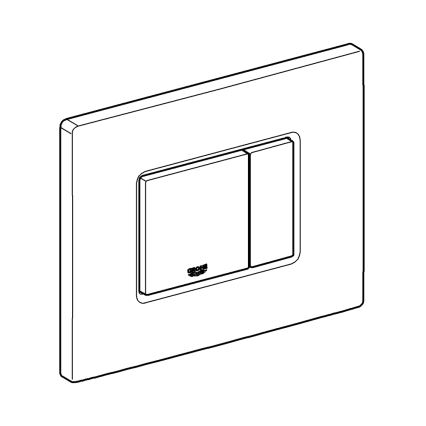 GROHE 38732DL0 - Placca di comando SKATE COSMOPOLITAN 156 × 197 mm in rame
