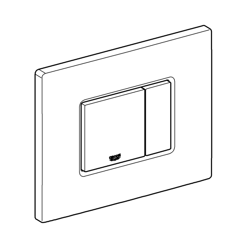 GROHE 38732DL0 - Placca di comando SKATE COSMOPOLITAN 156 × 197 mm in rame