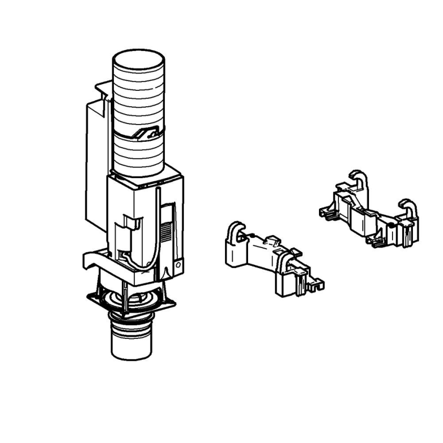 GROHE 38736000 - Kit di conversione per lo scarico a due portate GD 2