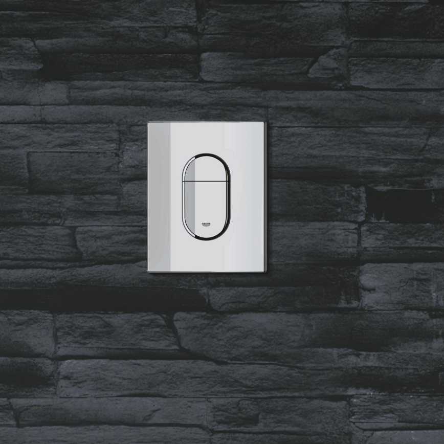 GROHE 38844000 - Pulsante di scarico ARENA COSMOPOLITAN 156 × 197 mm, finitura cromata