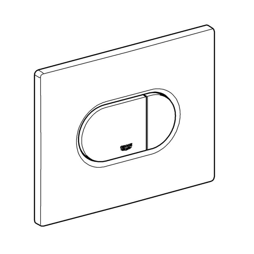 GROHE 38858SH0 - Pulsante di scarico ARENA COSMOPOLITAN 156 × 197 mm bianco