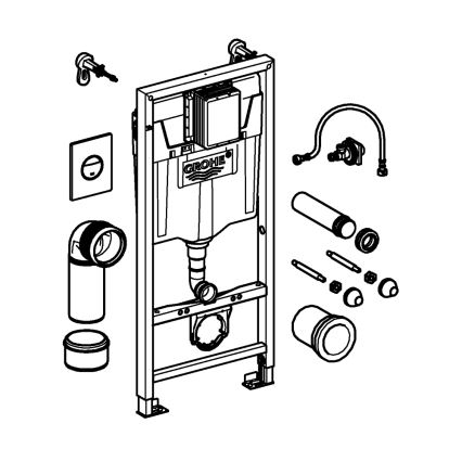 GROHE 38860000 - Set 3 in 1 RAPID SL 1,13 m