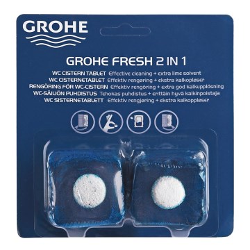 GROHE 38882000 - Pastiglie per WC FRESH schiuma gel/bianco