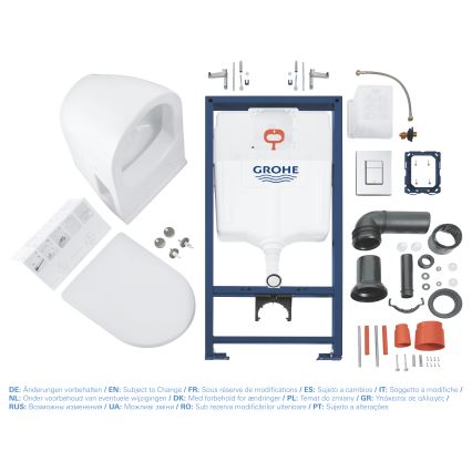 GROHE 39186000 - Set di installazione a parete SOLIDO 1,13 m, bianco