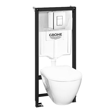 GROHE 39186000 - Set di installazione a parete SOLIDO 1,13 m, bianco