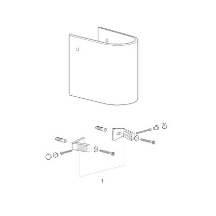 GROHE 39201000 - Semicolonna EURO CERAMIC 210 × 300 × 322 mm ceramica/bianco