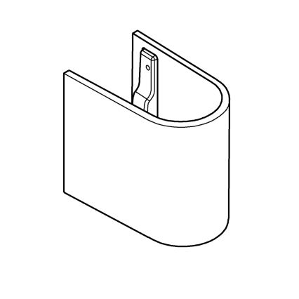 GROHE 39201000 - Semicolonna EURO CERAMIC 210 × 300 × 322 mm ceramica/bianco