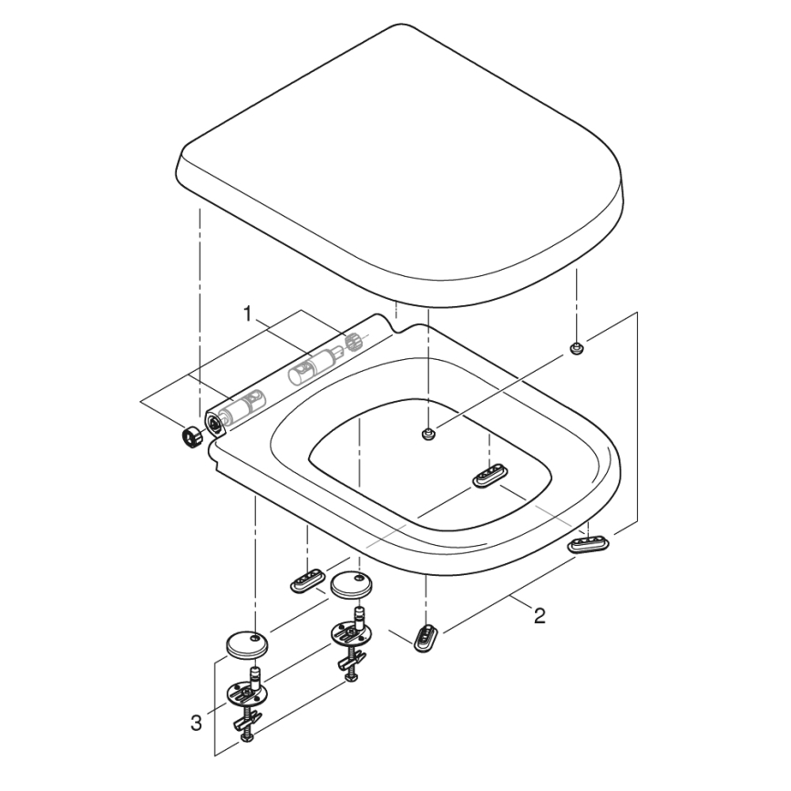 GROHE 39462000 - WC completo EURO CERAMIC 67,5 x 37,4 x 77,4 cm ceramica/bianco
