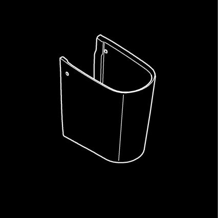 GROHE 39570000 - Mezza colonna ESSENCE 320 × 319 mm ceramica/bianco