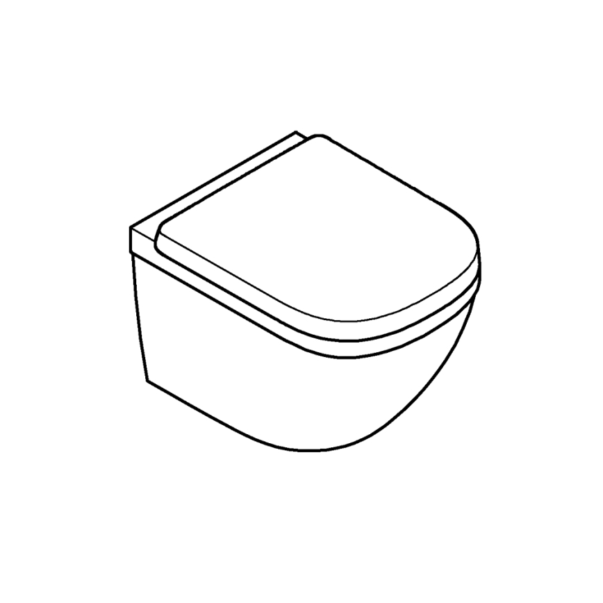 GROHE 39693000 - WC sospeso compatto EURO CERAMIC con Triple Vortex 53 l ceramica/bianco