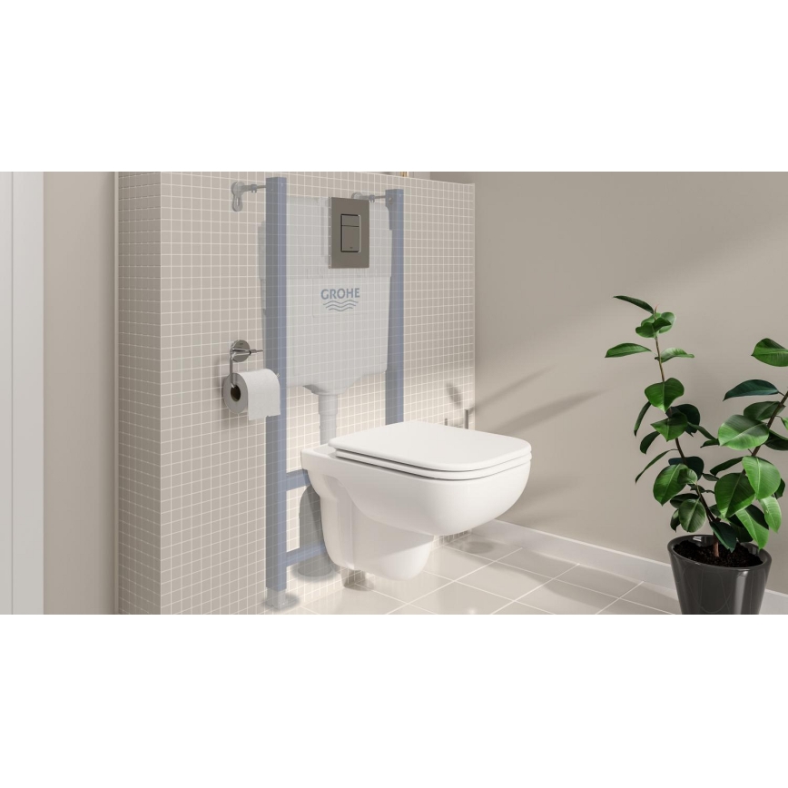 GROHE 39816000 - Set per WC SOLIDO COMPACT 1,13 m in ceramica, bianco