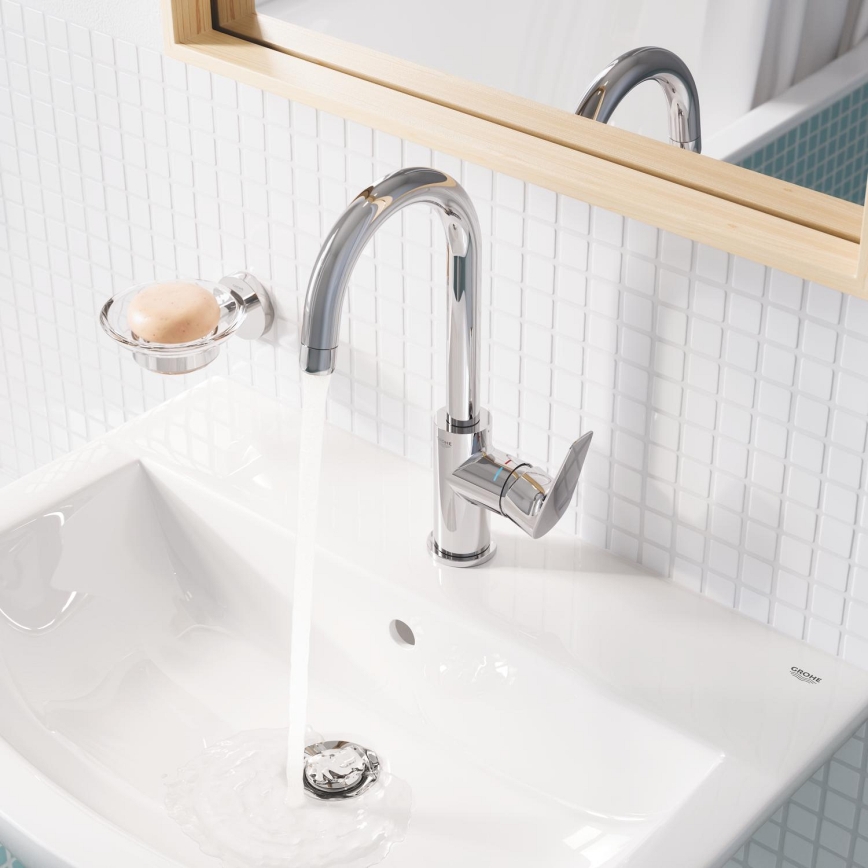 GROHE 40368001 - Portasapone ESSENTIALS trasparente