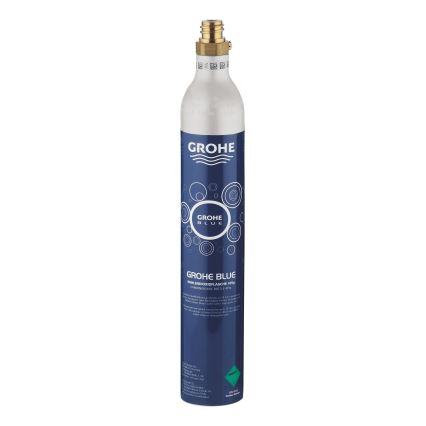 GROHE 40422000 - Bombola di carbonazione GROHE BLUE 425 g CO2 (4 pezzi) in acciaio inox
