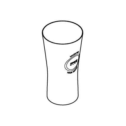 GROHE 40437000 - Set da 6 bicchieri BLUE 250 ml in cristallo/trasparente