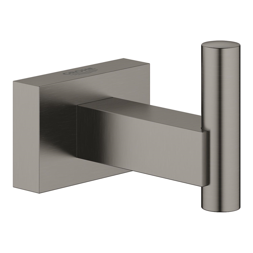 GROHE 40511AL1 - Gancio per accappatoio ESSENTIALS CUBE grafite