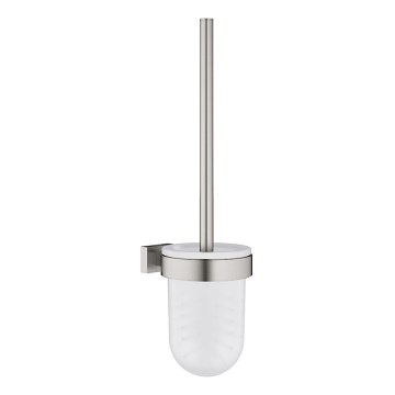 GROHE 40513DC1 - Set per la pulizia del WC ESSENTIALS CUBE in acciaio inox